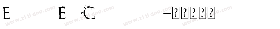 Elgethy Est Condensed字体转换